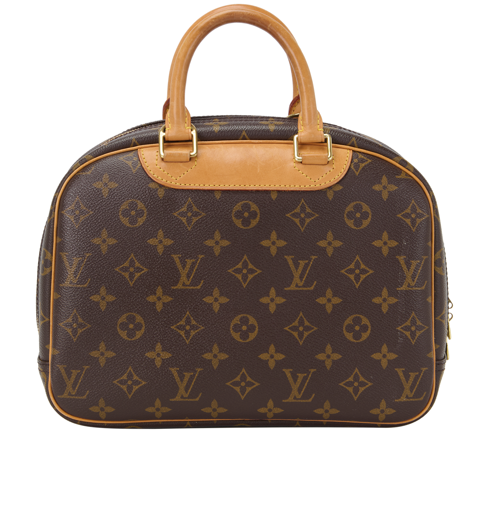 Troville, &pound;650, Handbags, Brown, Canvas, Back view